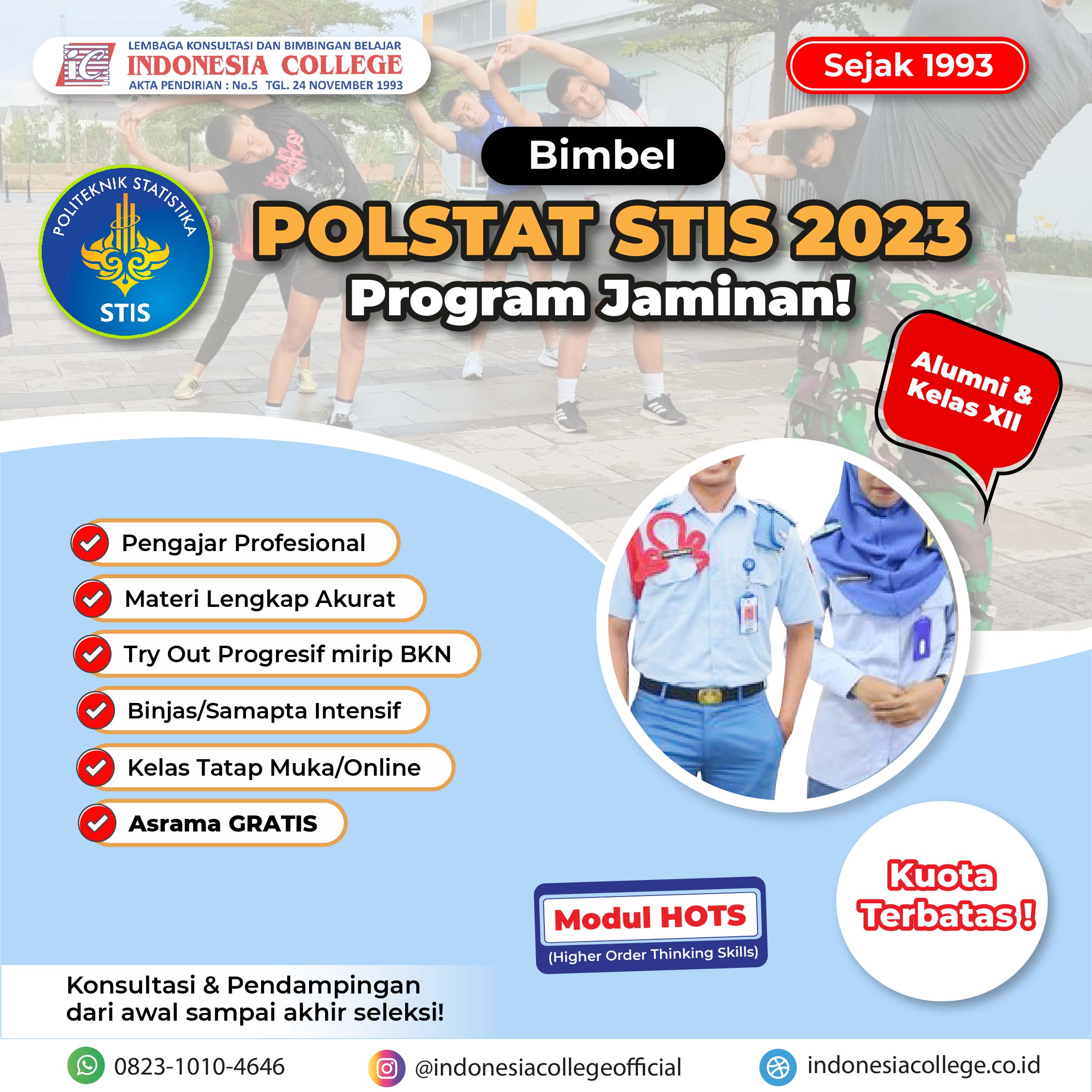 Bimbel Polstat STIS 2023 - Indonesia College