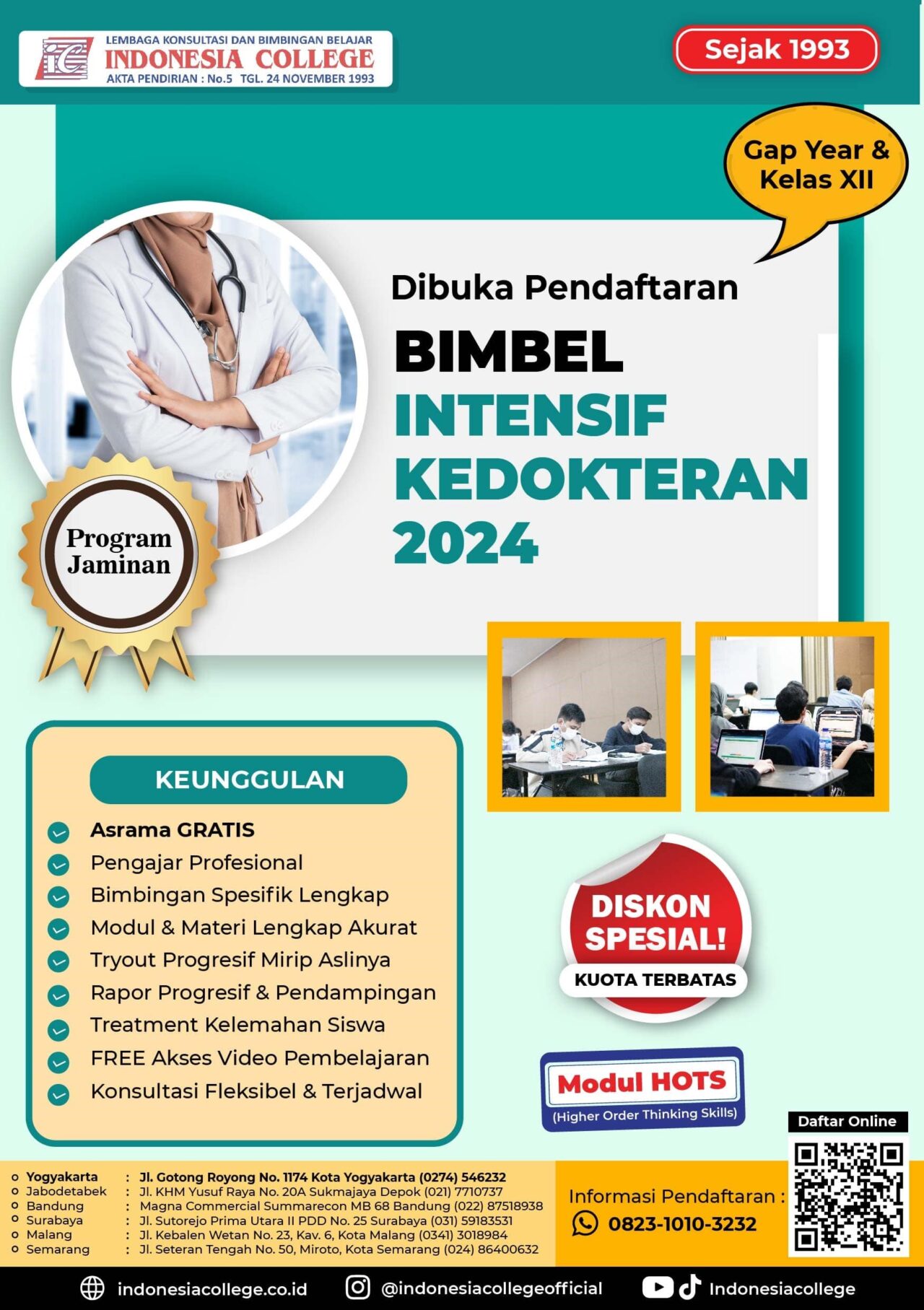 Bimbel Kedokteran | Indonesia College